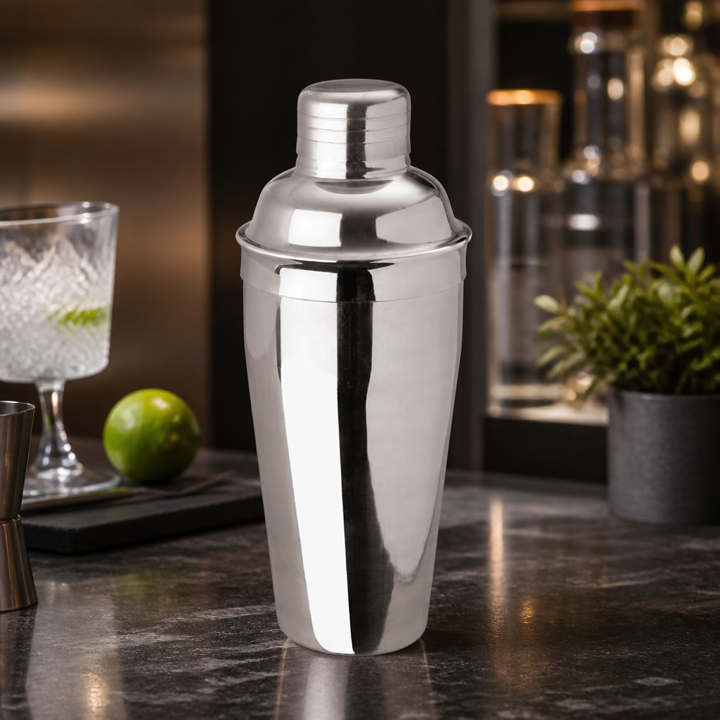 750ml Commercial Stainless Steel Cocktail Shaker Durable Design