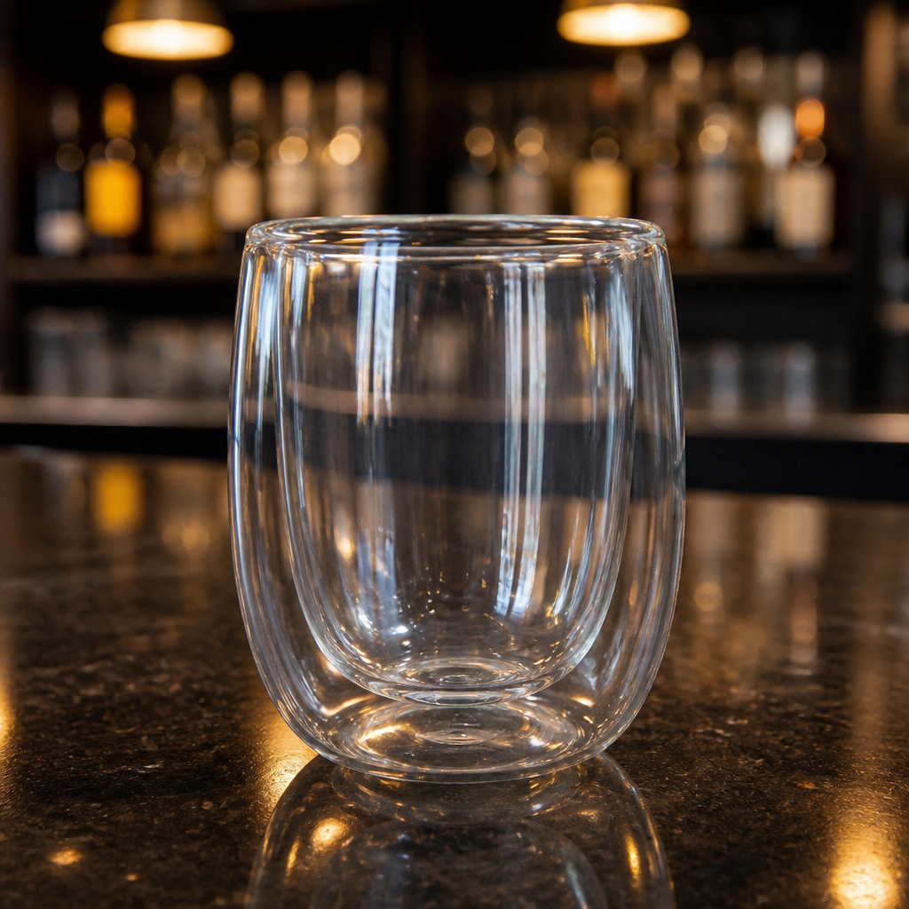 Commercial Double Walled Latte Glasses 270ml 12 Pack