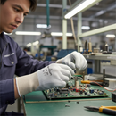 Premium Nitrile Coated Assembly Grip Gloves - Lightweight, High Dexterity, Chemical Resistant, Excellent Dry Grip