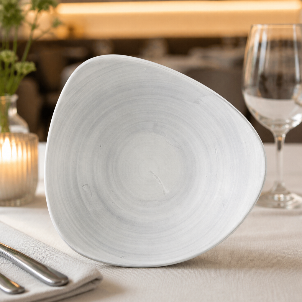 Commercial Canvas Grey Bowls 0.37 Ltr 12 Pack