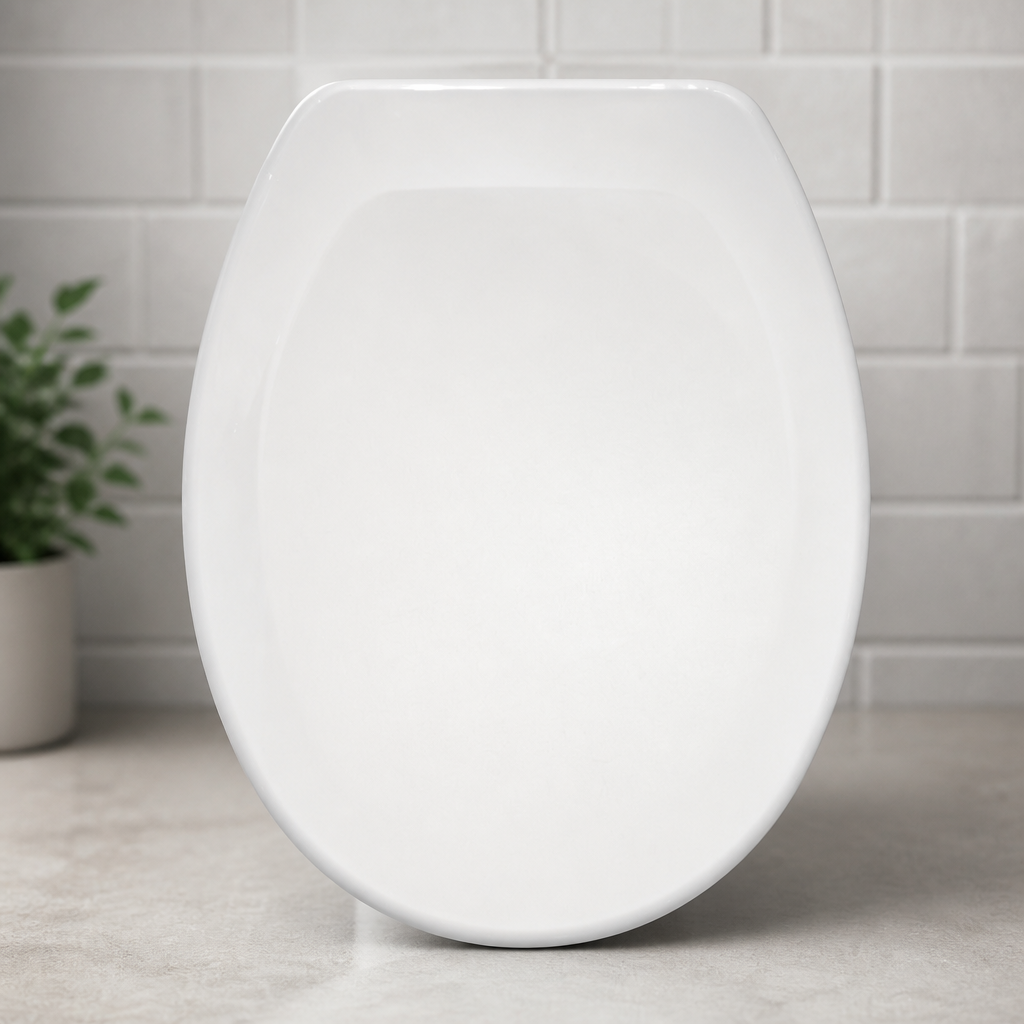 Commercial Toilet Seat Universal Fit Durable Thermoplastic 368mm