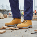 Premium Heavy Duty Safety Boot with Full Grain Leather and Heat Resistant Outsole, Available in Sizes 4-14