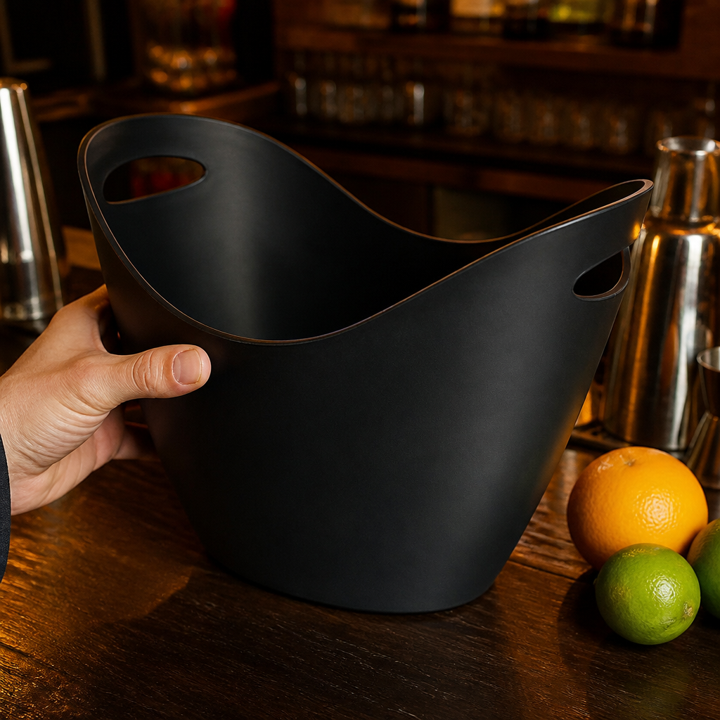 Commercial Plastic Wine Cooler 8L Capacity Champagne Bucket