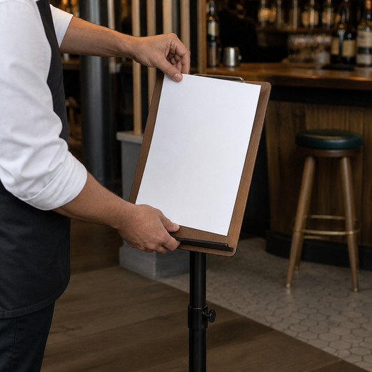 Commercial Menu Presentation Clipboard for Restaurants