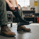 Premium Heavyweight Socks Twin Pack - Elasticated Reinforced with Extra Padded Support for Sizes 7-12