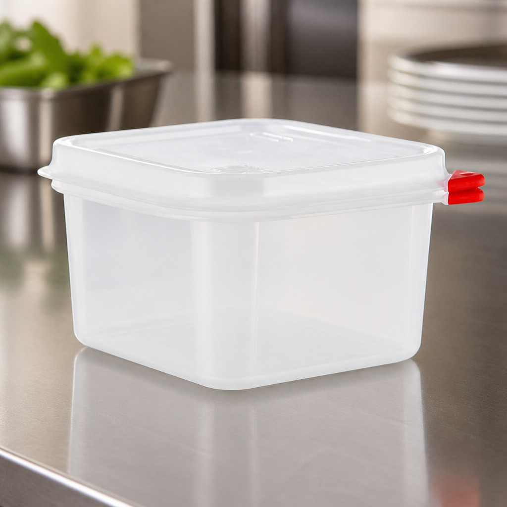 1.7Ltr Commercial Food Storage Containers 4 Pack Polypropylene