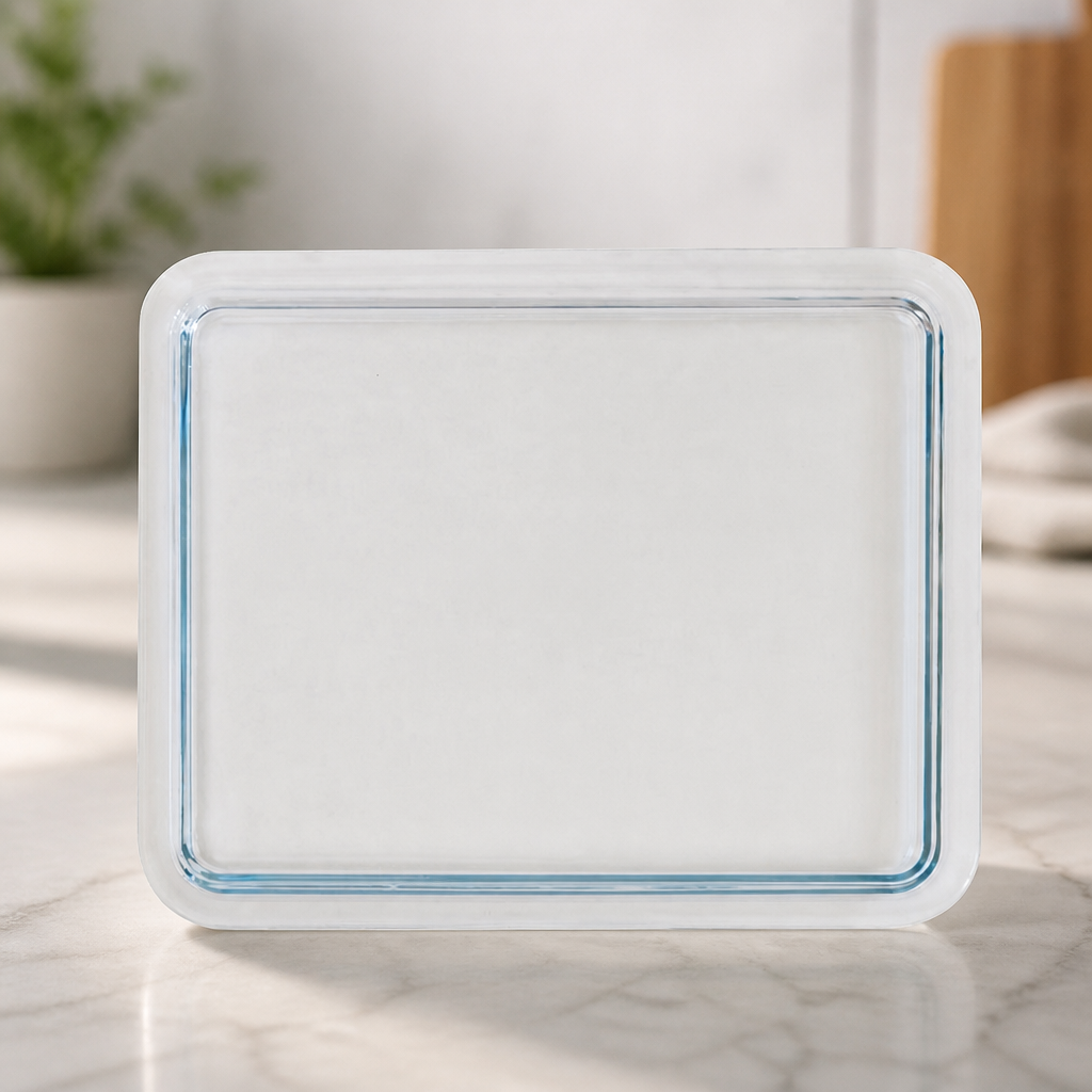 Commercial Glass Baking Tray 250x200mm Oven Safe Dishwasher Safe
