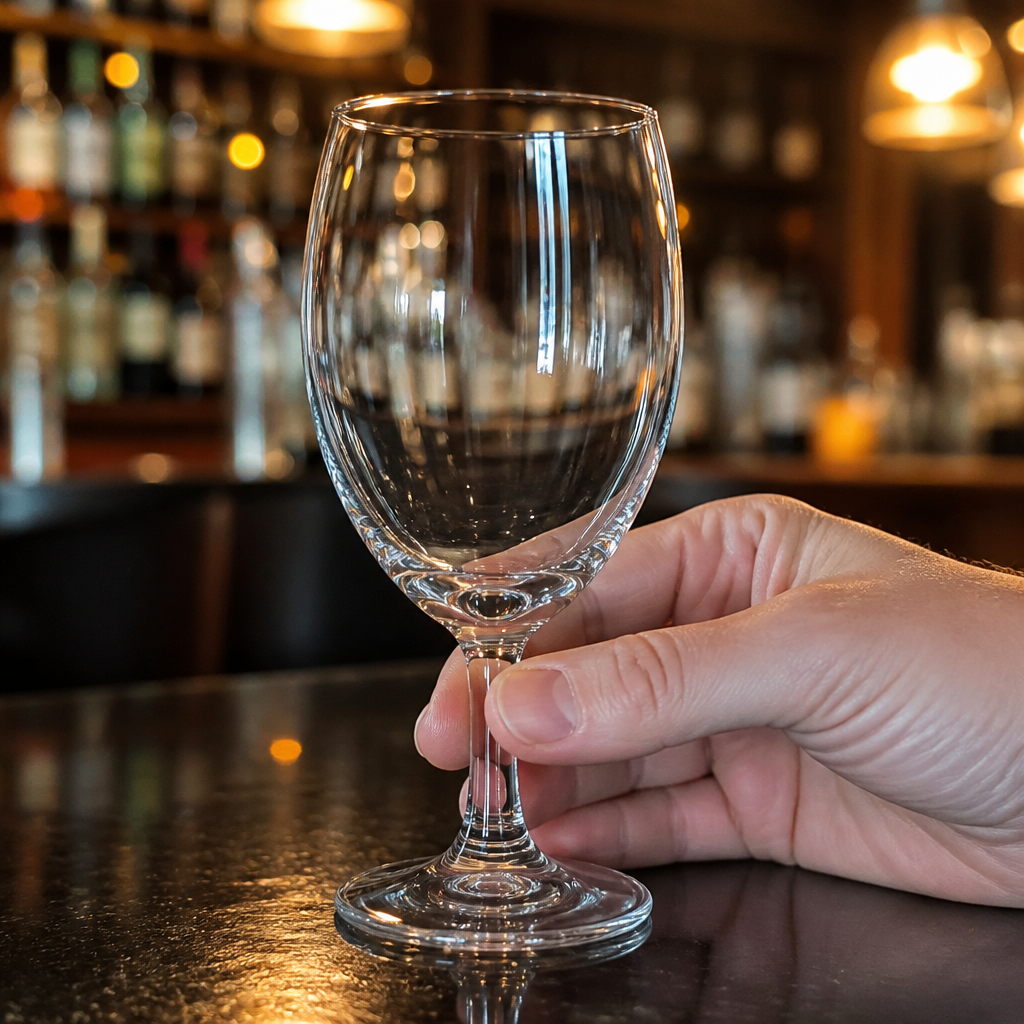 Pack of 48 clear commercial wine glasses 240ml