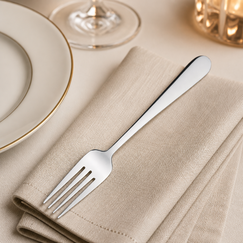 12 pack of 200mm stainless steel commercial table forks