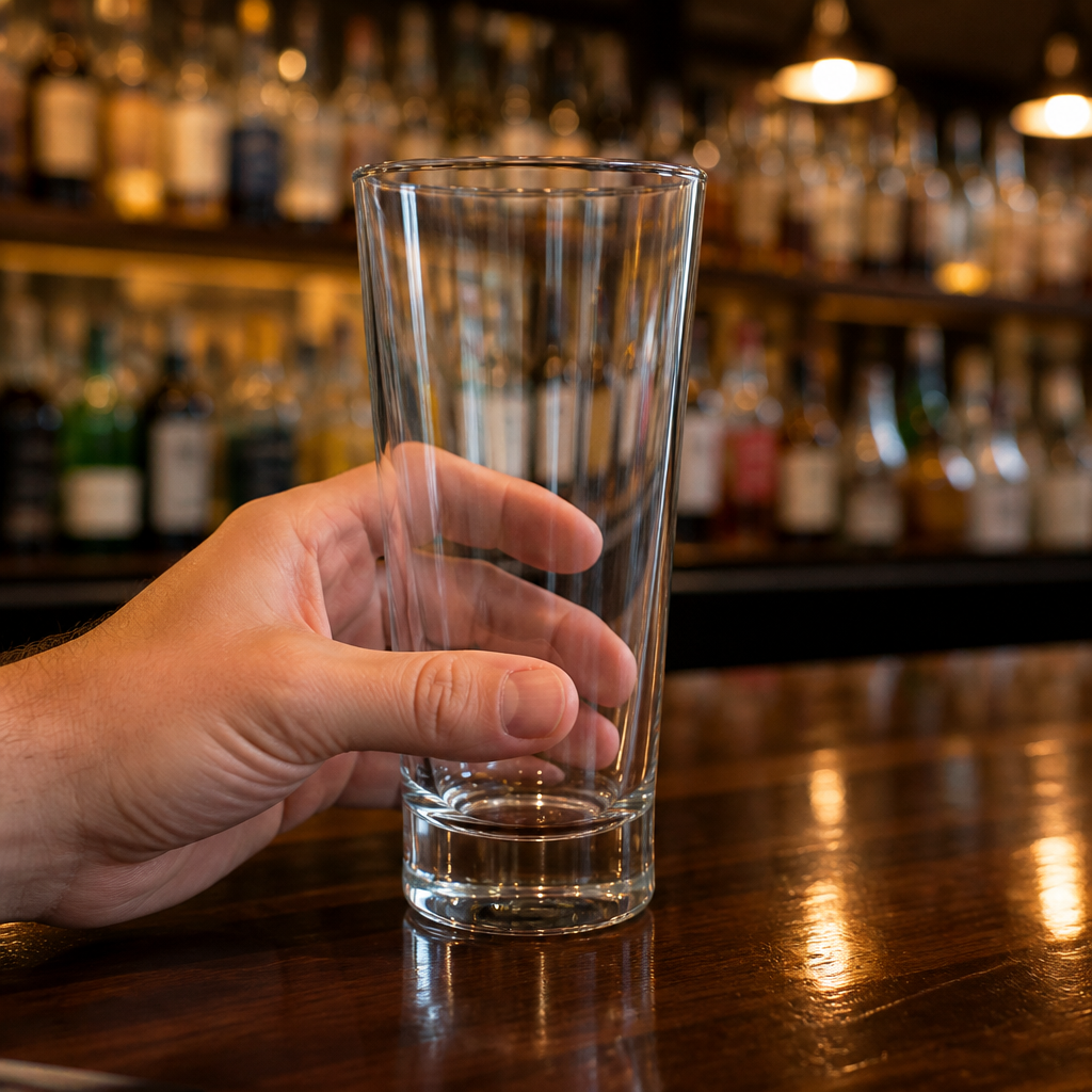 Commercial Nucleated Conical Pint Glasses 570ml - 24 Pack