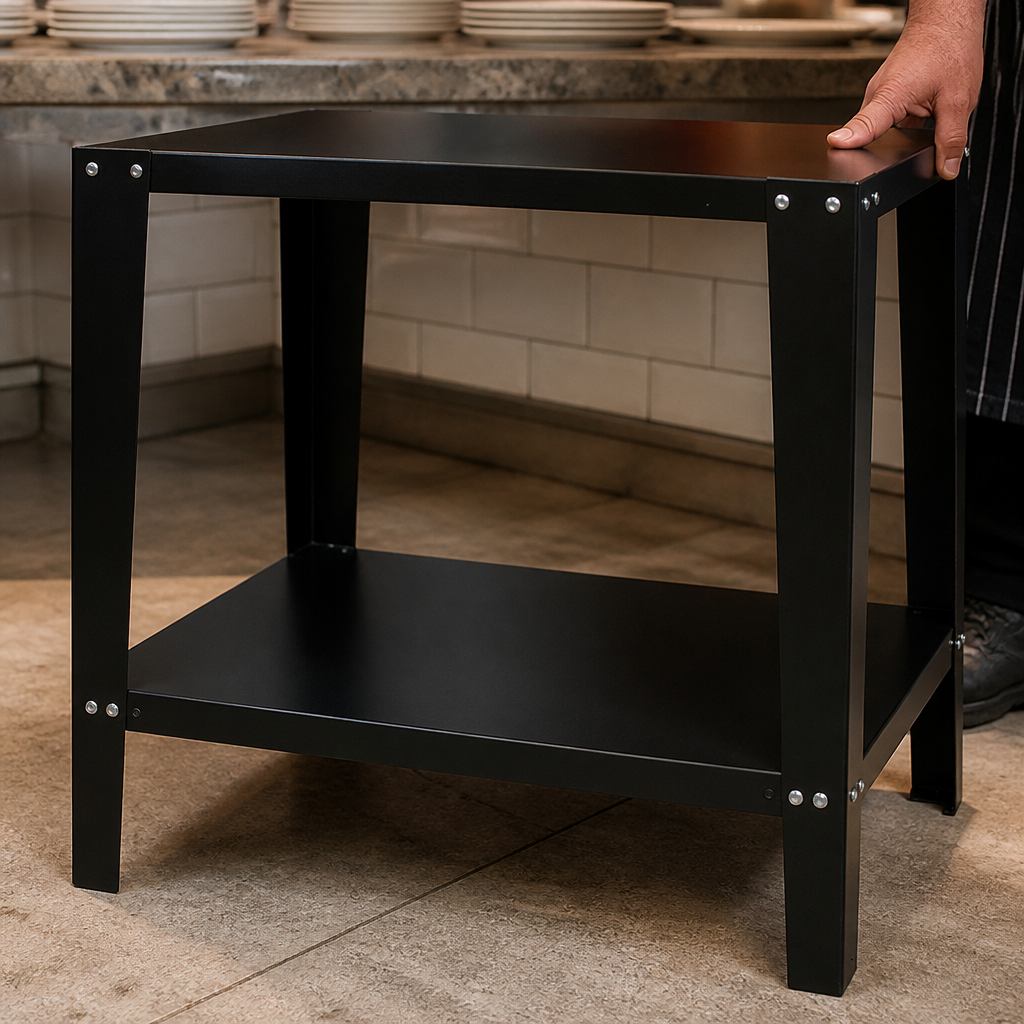 Commercial Pizza Oven Stand for 6+6 Oven in Stainless Steel