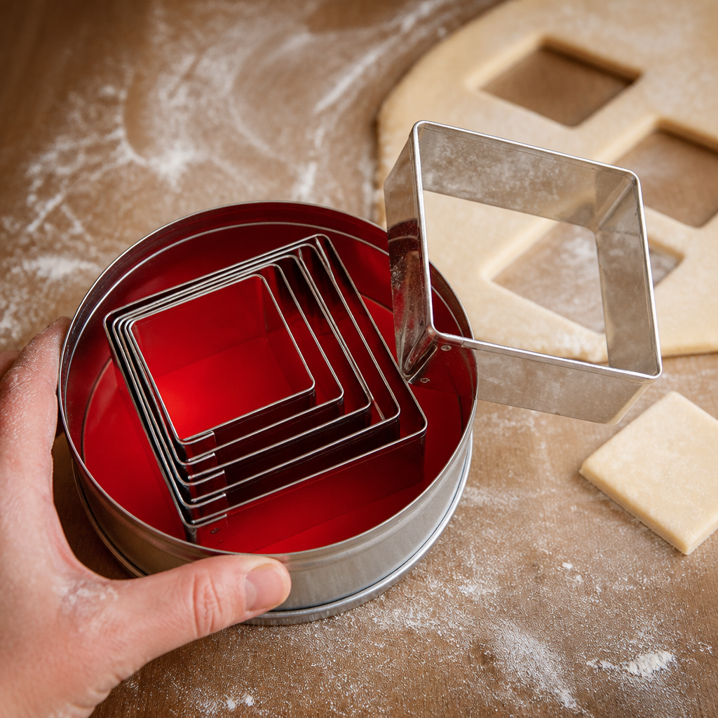 Commercial Pastry Cutter Set 6 Pack 36-70mm Cookie Cutters