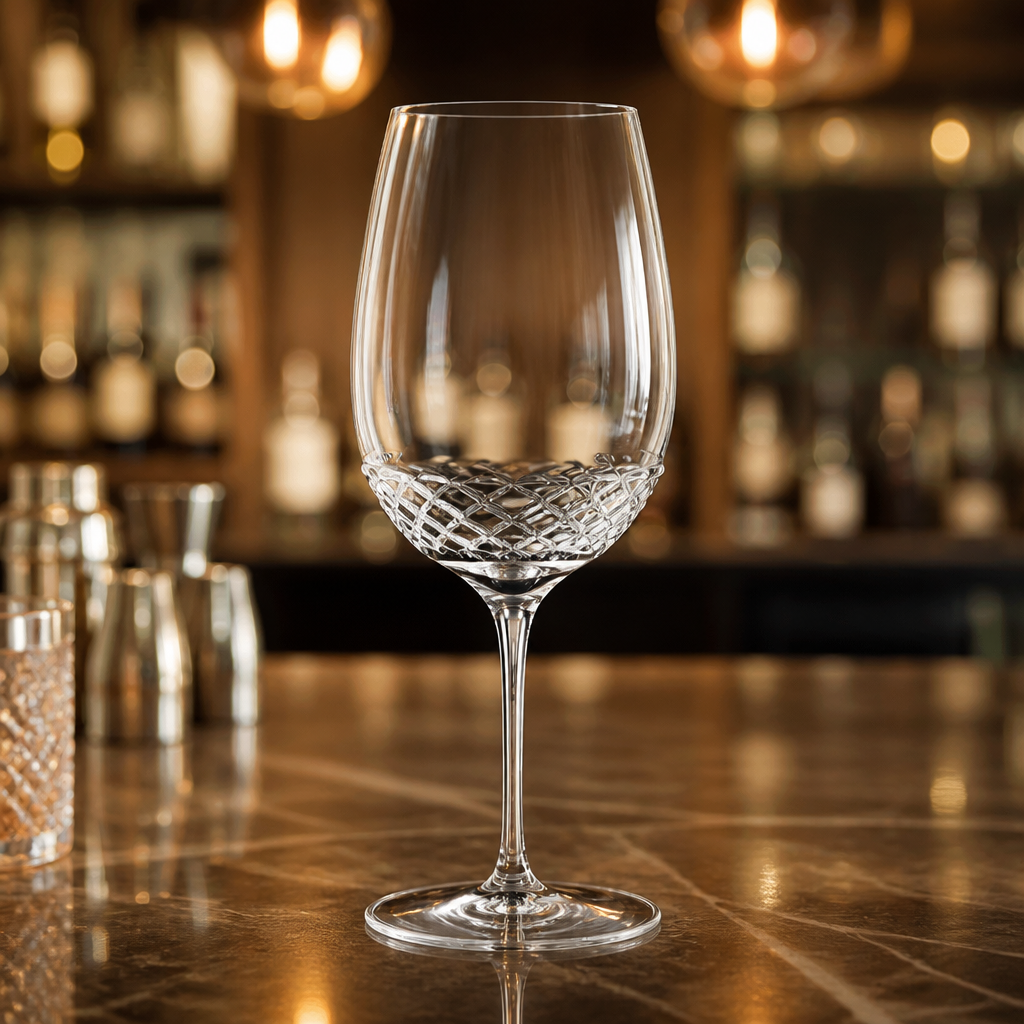 Roma 1960 style wine and cocktail glasses 550ml 24 pack