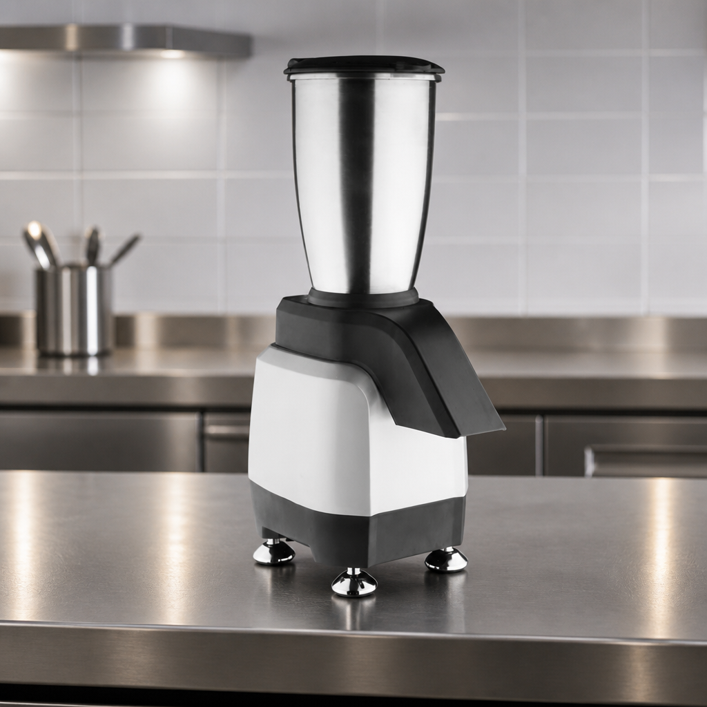 Commercial Ice Crusher 90kg/hr Electric Aluminium Black