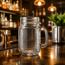 Commercial Milkshake Glasses 450ml Clear Mason Jars 12 Pack