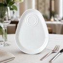 Commercial Combi Tray 255mm White Ceramic - 12 Pack