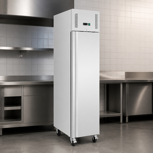 Commercial Single Door Slimline GN Cabinet Refrigerator 292L