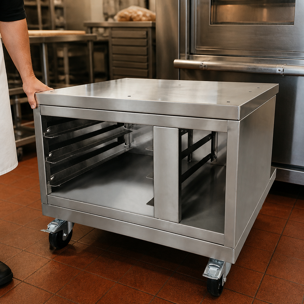 Commercial Mini Deck Oven Base 582mm High Stainless Steel