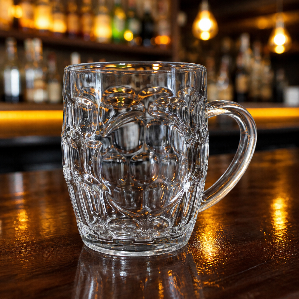 Commercial Dimple Panelled Tankards 290ml 36 Pack