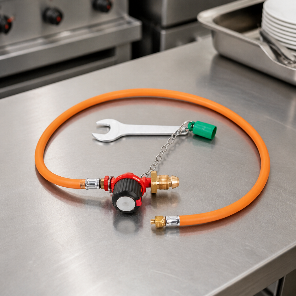 Adjustable Regulator for Commercial BBQ Equipment
