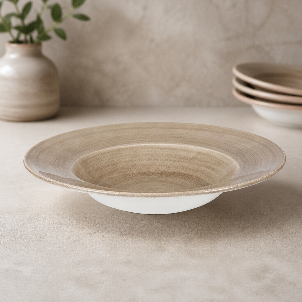 Commercial Antique Round Wide Rim Bowls 280mm