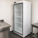 Commercial Upright Display Fridge 600L Capacity White Finish