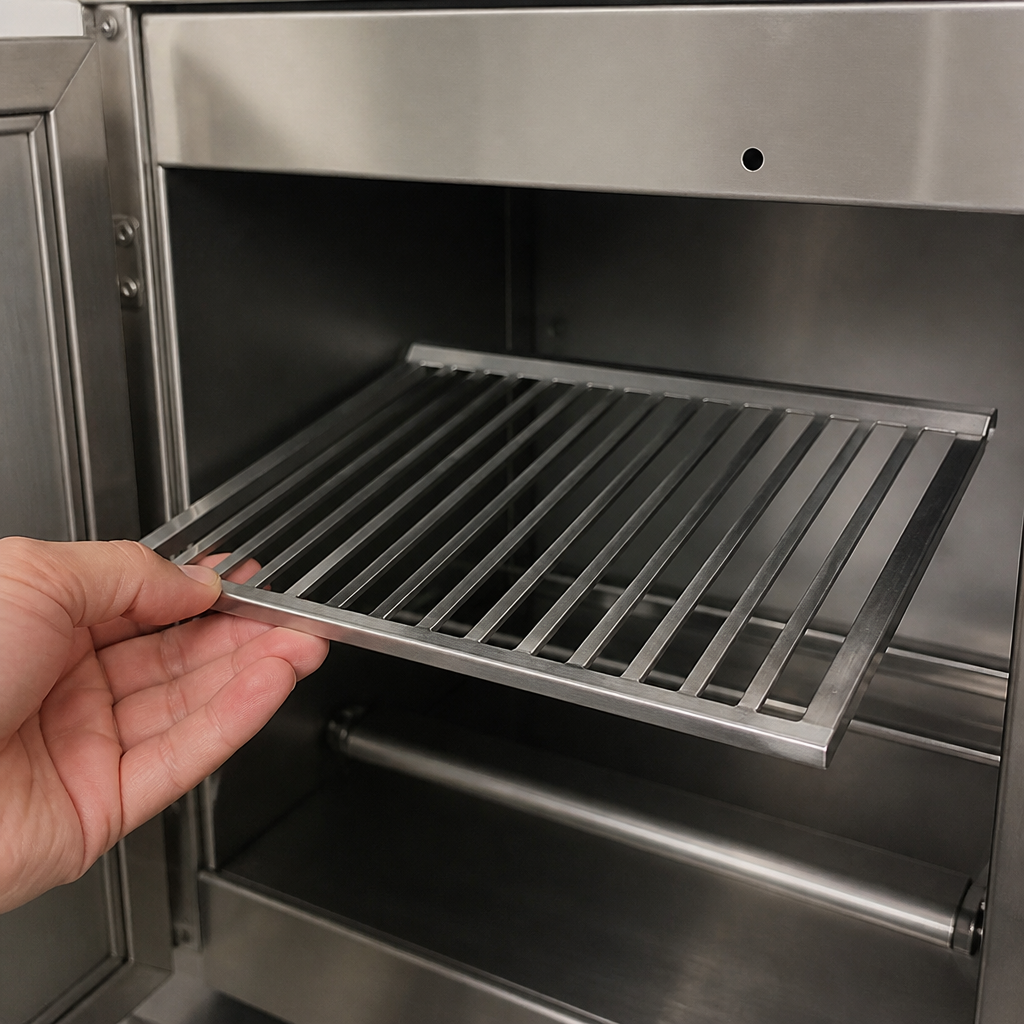 Commercial Stainless Steel Knife Shelf 240mm Height
