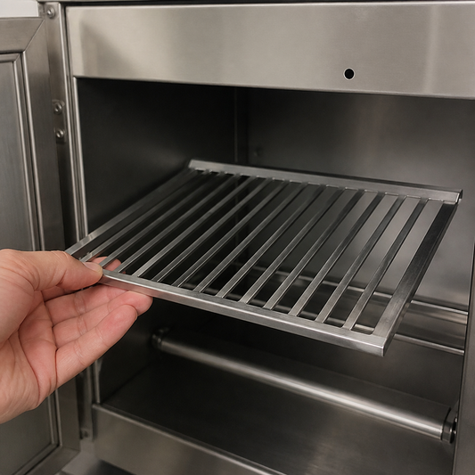 Commercial Stainless Steel Knife Shelf 240mm Height