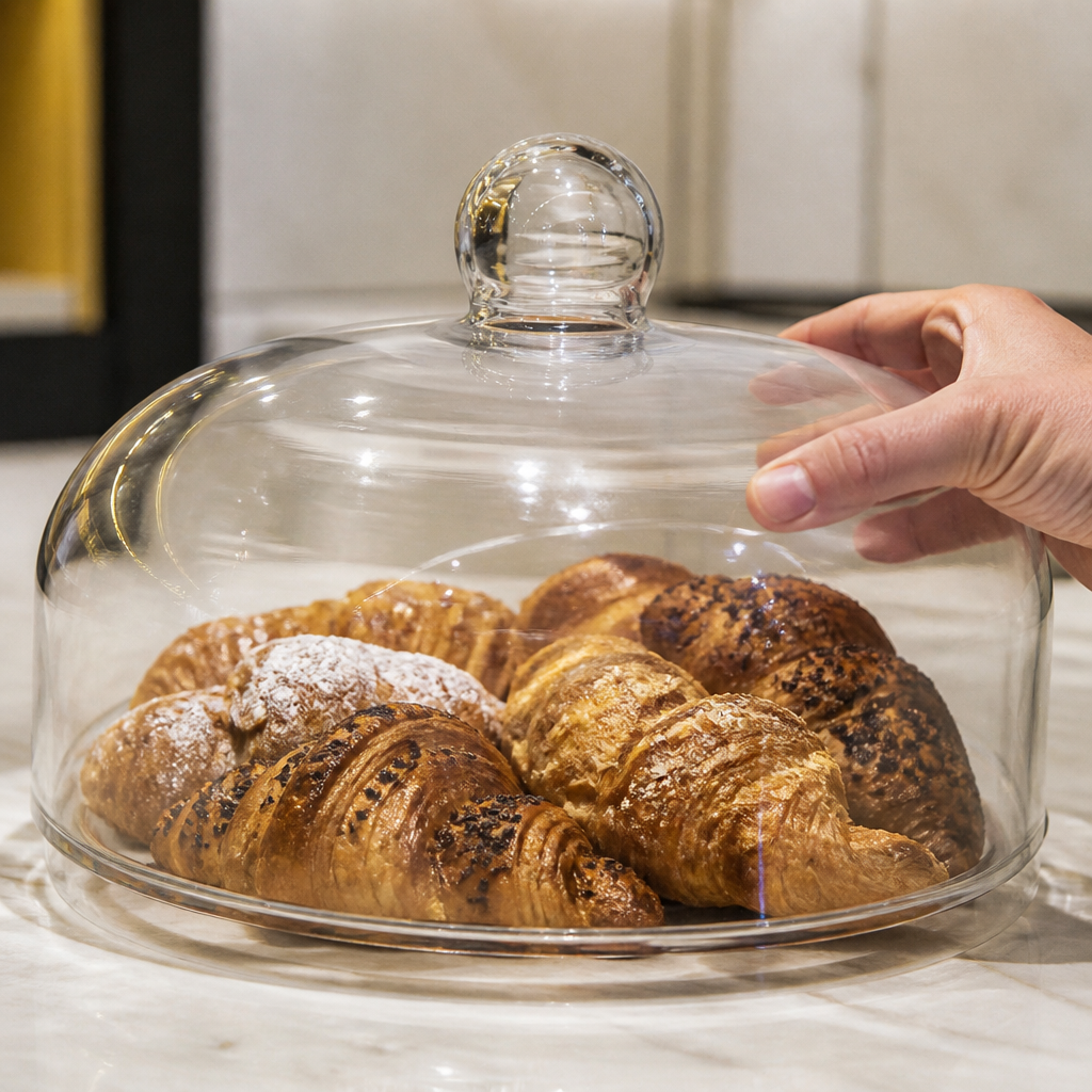 Glass Cloche 260mm for cakes and desserts