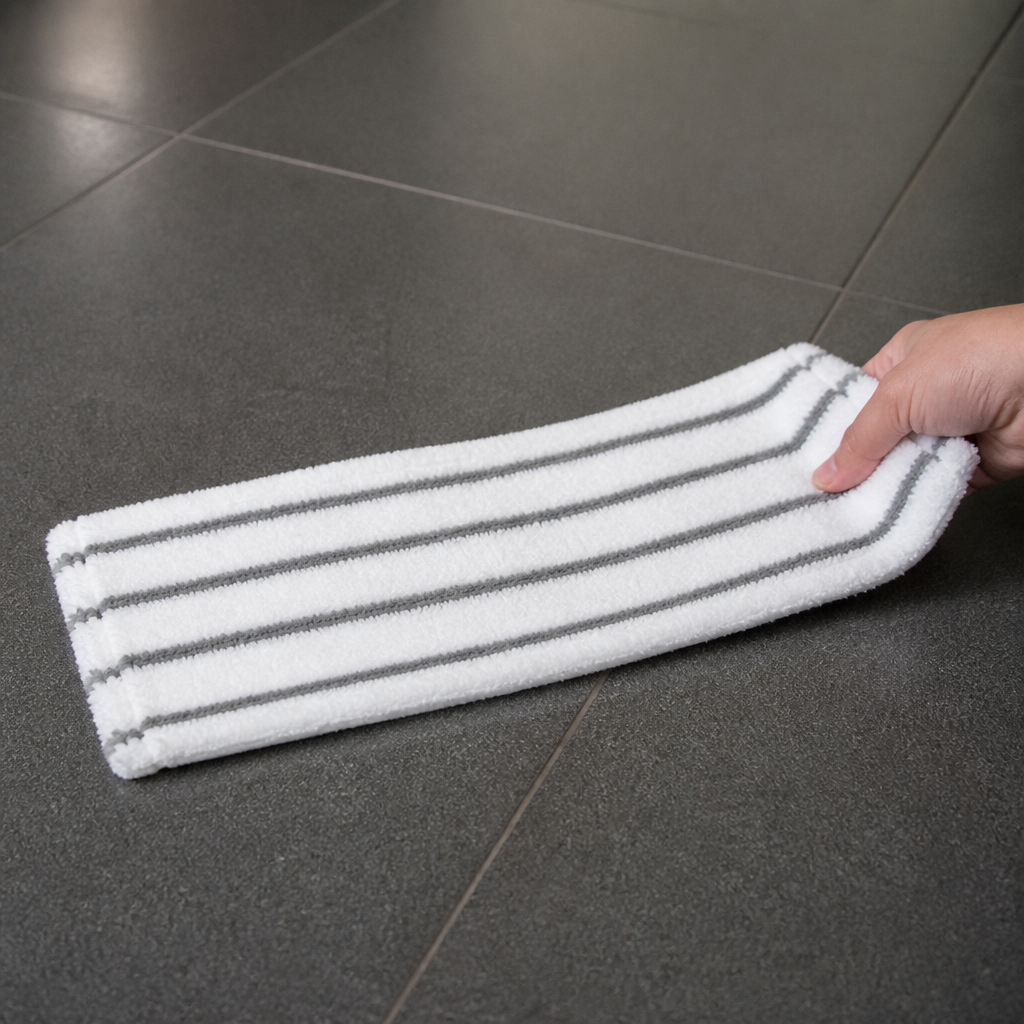 Commercial Microfibre Flat Mop Head 400mm Blue