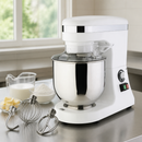7L Commercial Planetary Mixer with Beater, Whisk, Dough Hook