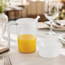 300ml Clear Plastic Drinking Cup with Handle and Lids