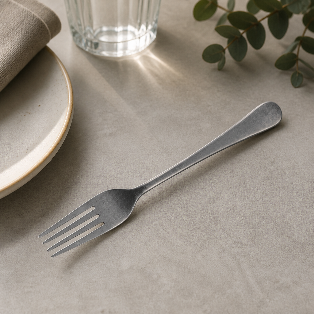 Commercial Stainless Steel Table Forks 12 Pack Vintage Cutlery