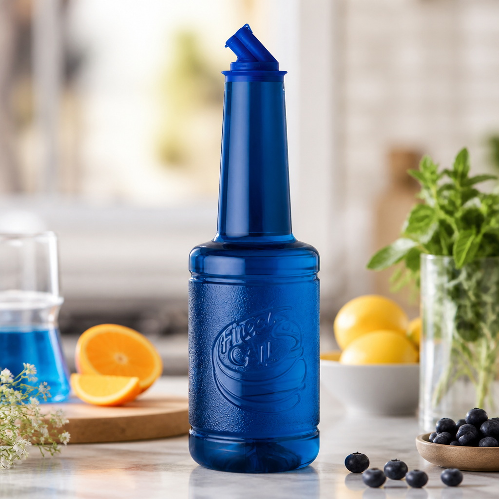 Premium Blue Curacao Syrup 1L for cocktails and mixes