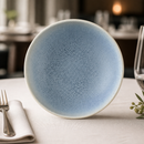 Commercial Rice Bowls 180mm Blue Reactive Glaze 6 Pack