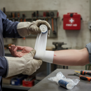 Premium No. 9 Large Flow Wrapped Dressing - Sterile with Low Adherent Pad for Effective Wound Care