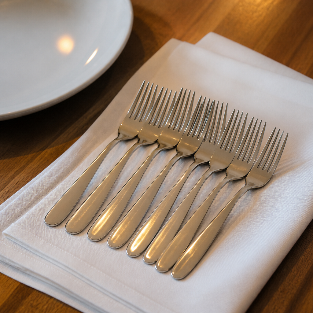 Commercial cake forks 12 pack for pastries and sweets