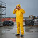 Premium 2 Piece Waterproof Rainsuit - Lightweight Jacket and Trousers with Taped Seams for Ultimate Protection