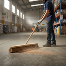 Premium 24" Coco Broom Head for Effective Cleaning on All Surfaces - High-Quality Professional Grade for Industrial and Commercial Applications