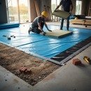 Premium Damp Proof Membrane Polythene Sheeting 4M x 25M - 1000 Gauge for Ground Moisture Protection