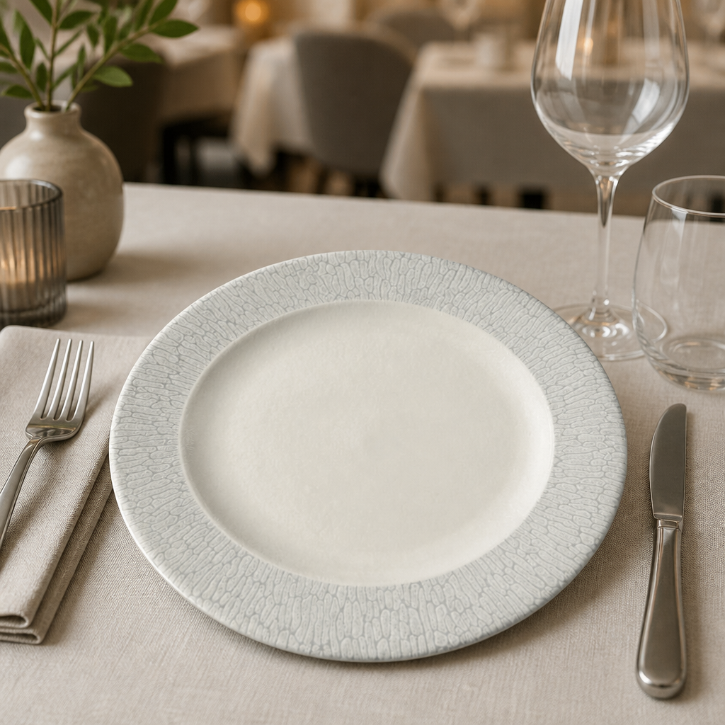 Delta Grey Profile Plates 273mm - 12 Pack