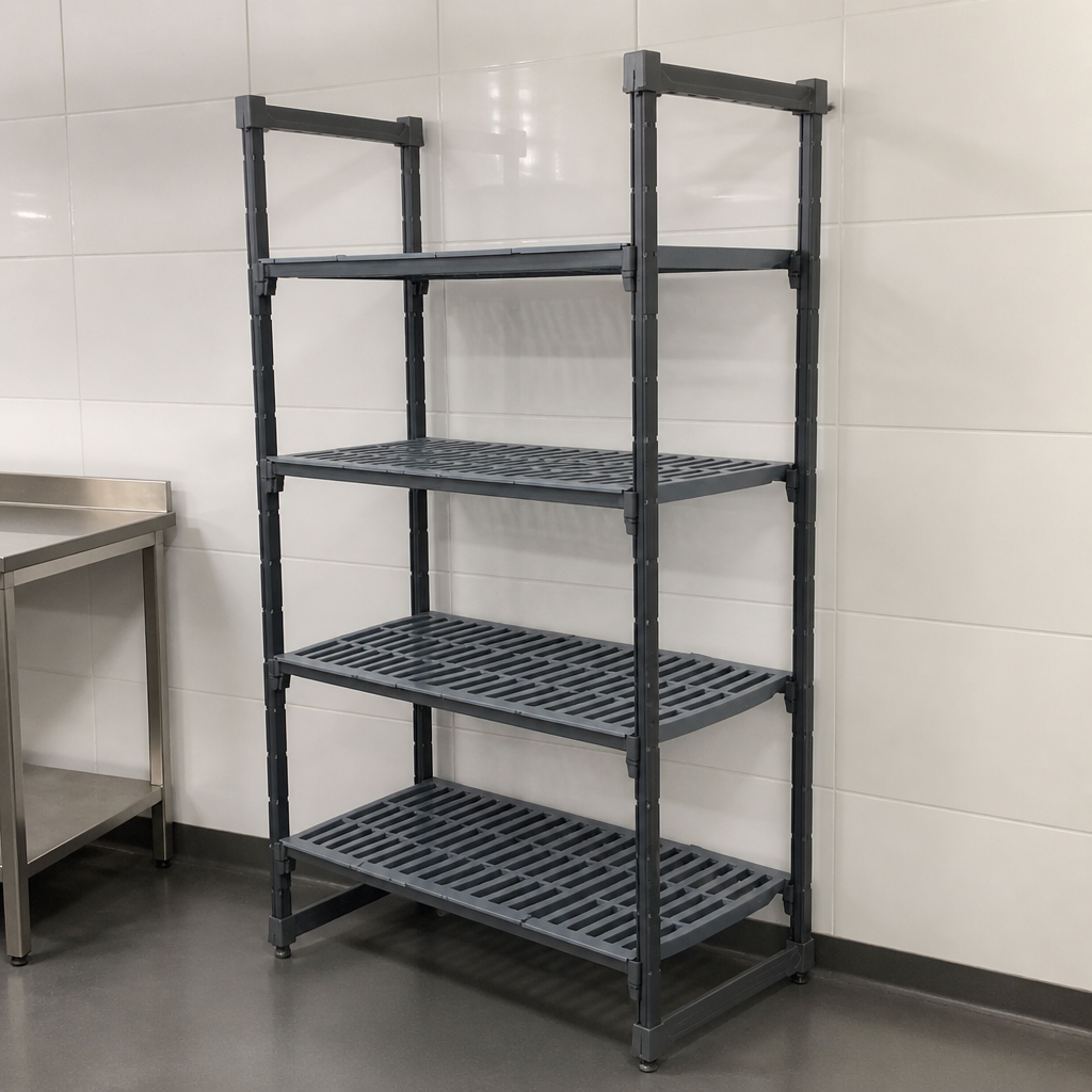 Commercial 4 Tier Shelving Unit 1830 x 1070 x 610mm