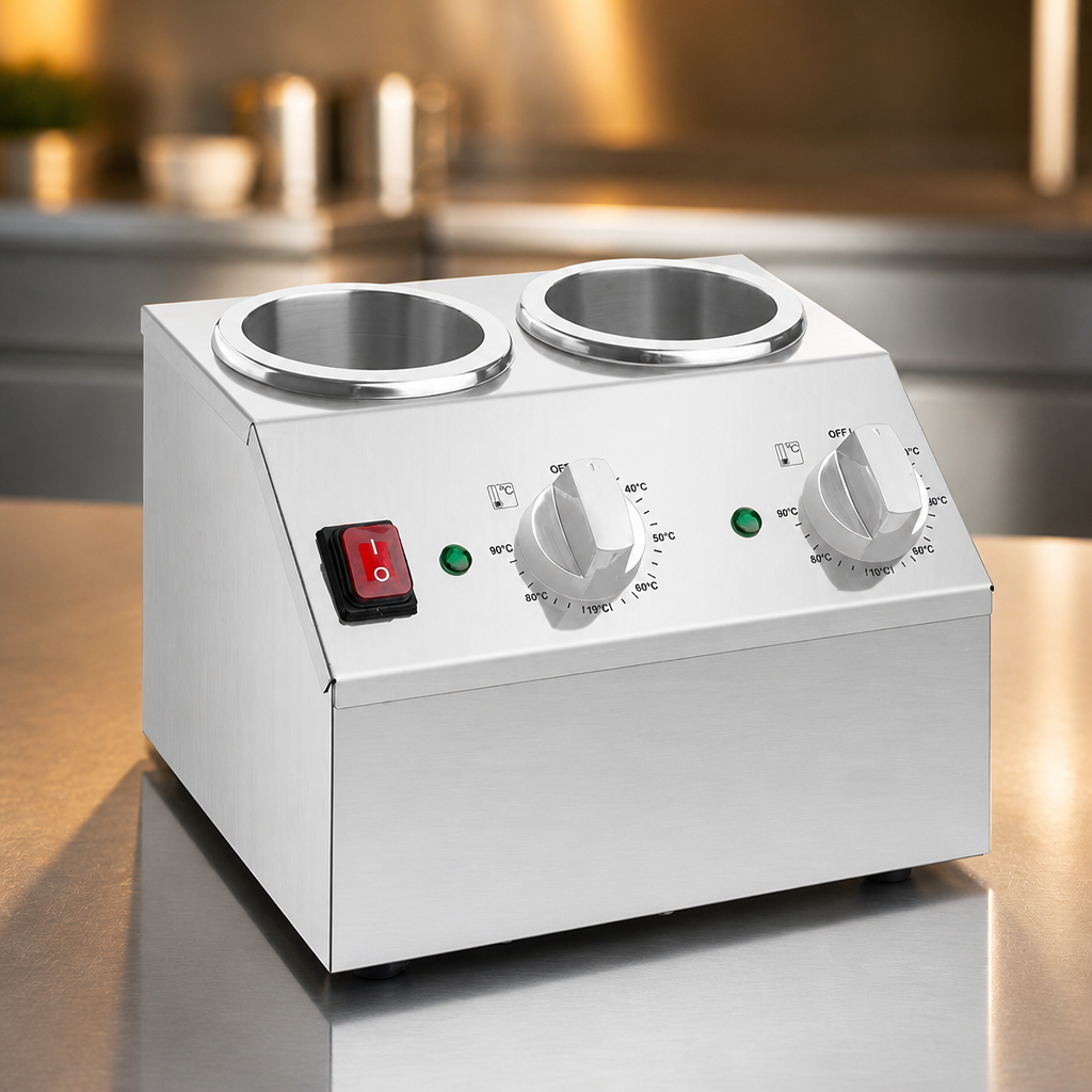 Commercial Sauce Bottle Warmer for 2 Bottles 400W