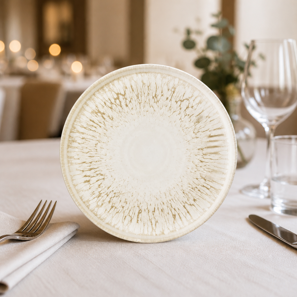 Commercial Walled Plates 210mm Microwave Dishwasher Safe 6 Pack
