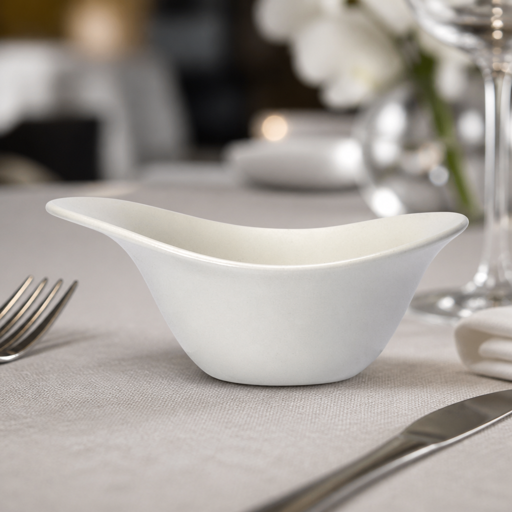 Commercial Porcelain Bowls 130mm - 12 Pack for casual dining