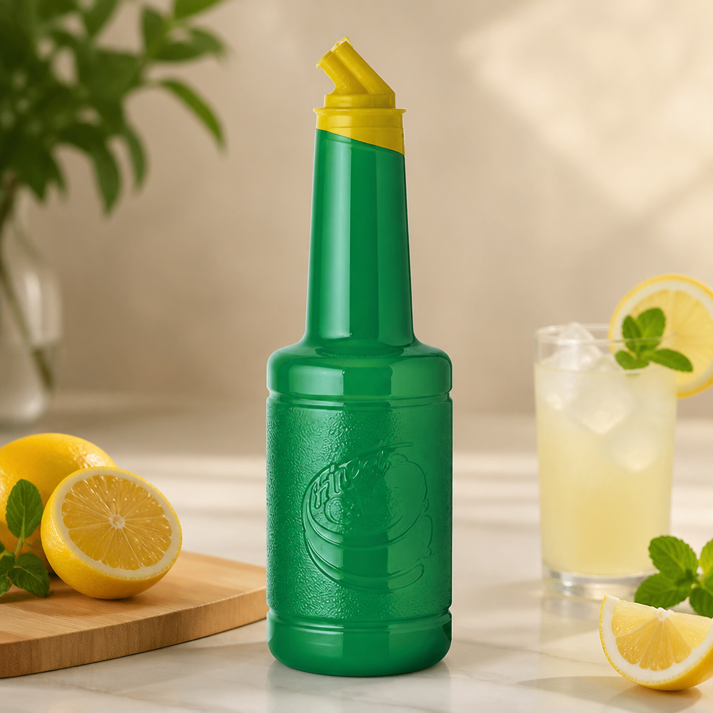 Commercial Single Pressed Lemon Juice 1L Food Service Mix