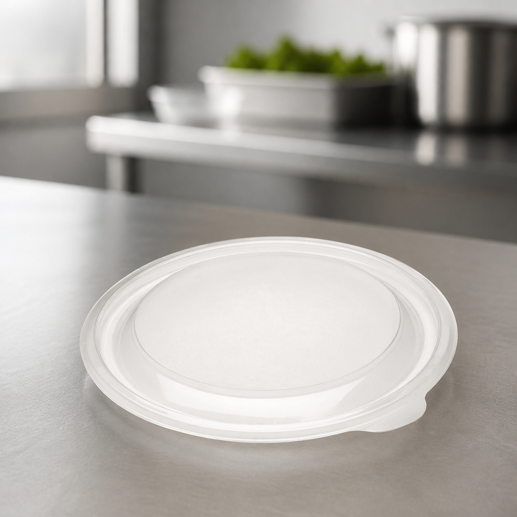 375ml Commercial Plastic Container Lids - 500 Pack