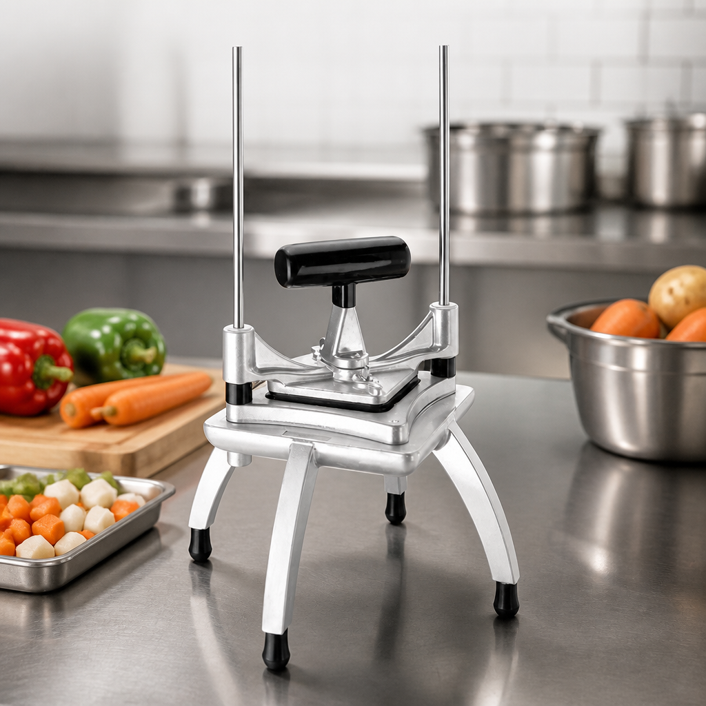 Commercial Vegetable Dicer 9.5mm Blade Aluminium Construction