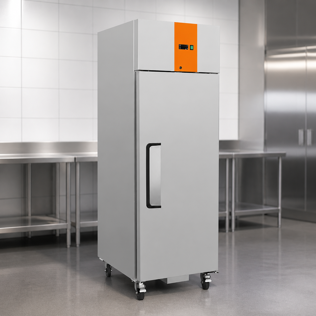 600Ltr Commercial Single Door Upright Freezer Stainless Steel