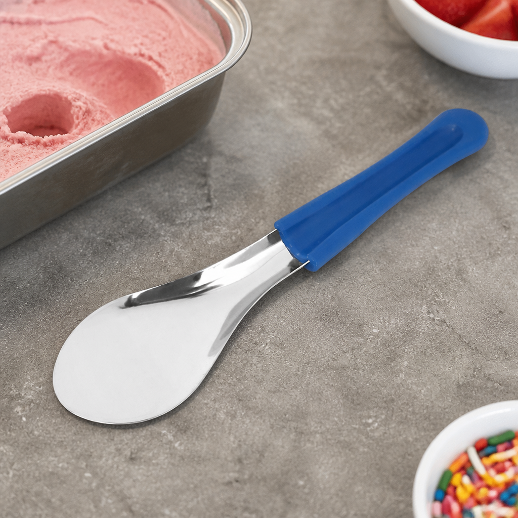 Commercial Ice Cream Spatula 26cm with Blue Handle